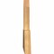 Ekena Millwork Portland Smooth Timber Gable Bracket, Western Red Cedar, 36"W x 13"H x 1 1/2"D x 5 1/2"F, 9/12 Pitch GBW036X13X0206POR00SWR - alternate 3